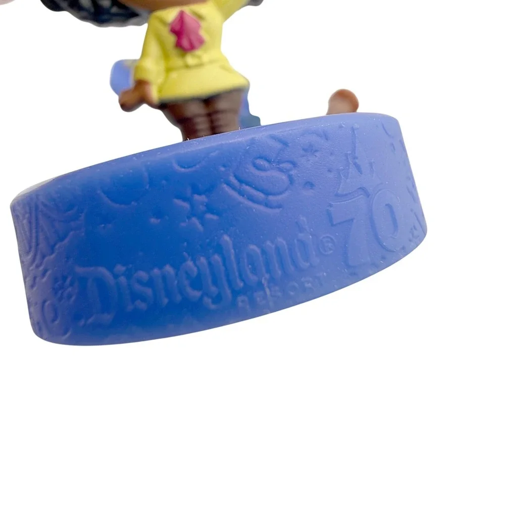 Disney Kids Disneyland 70th Anniversary McDonalds Bottle Topper Blue Figure Lot